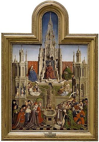 La fuente, Van Eyck
