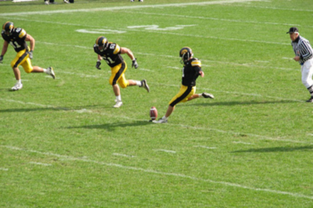 first iowa hawkeye football game