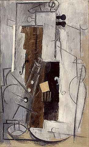 Clarinete y violín, Picasso