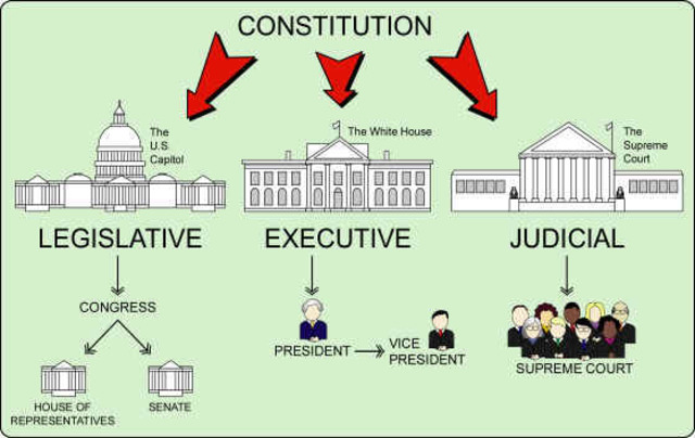 Civics: Constitutions at the federal and state level are in place to explain the laws of our country and role  of Government leaders in representing citizens of the U.S.