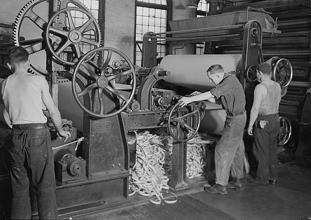 Il legno e la macchina continua