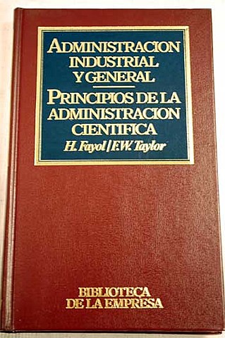 Publicación del libro "Administración General e Industrial"