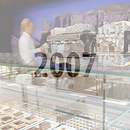 Eröffnung des ersten Loacker Cafés am Brenner