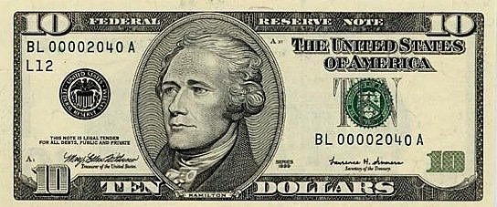 Alexander Hamilton is the Secretary of Treasury
