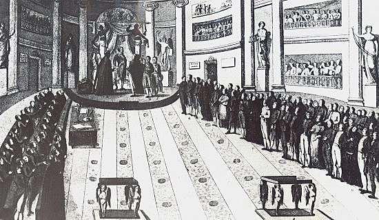 Fernando VII jura la Constitución