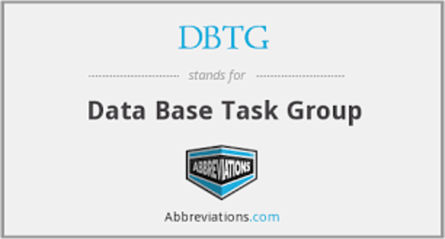 DBTG (Data Base Task Group)