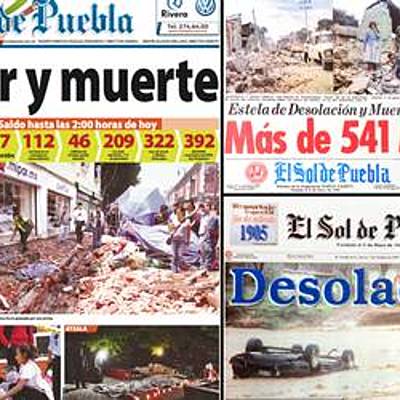 Timeline: Desastres Naturales y Antropicos.