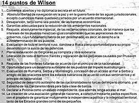 14 puntos de Wilson