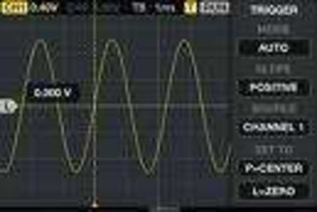 el electron y osciloscopio