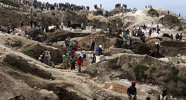 Descubrimiento de la riqueza mineral del sur de África