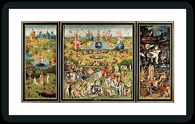 Tríptico de El Jardín de las Delicias (El Bosco, Madrid)