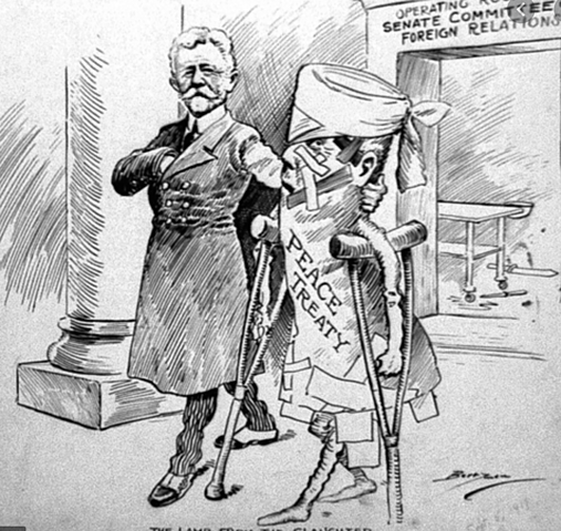 US Rejects League of Nations Membership