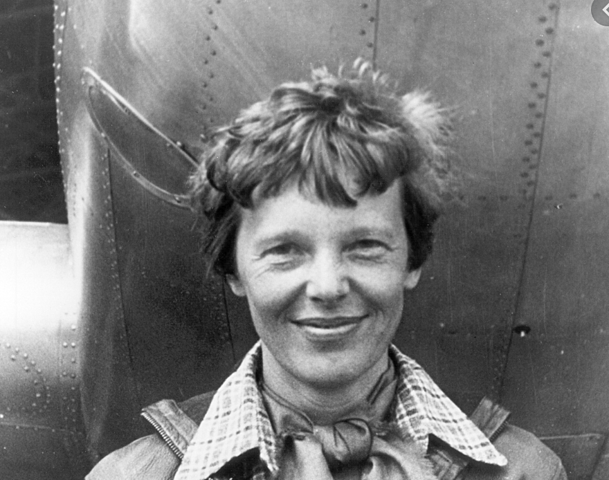 Amelia Earhart Flies