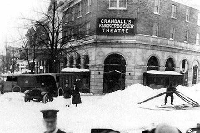 Snowfall in Washington D.C