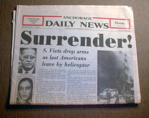 Saigon falls to communism