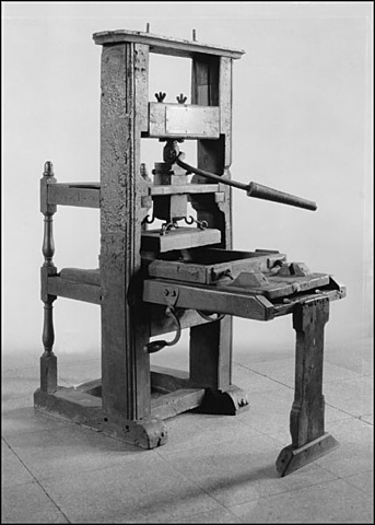 The invention of the Printing Press
