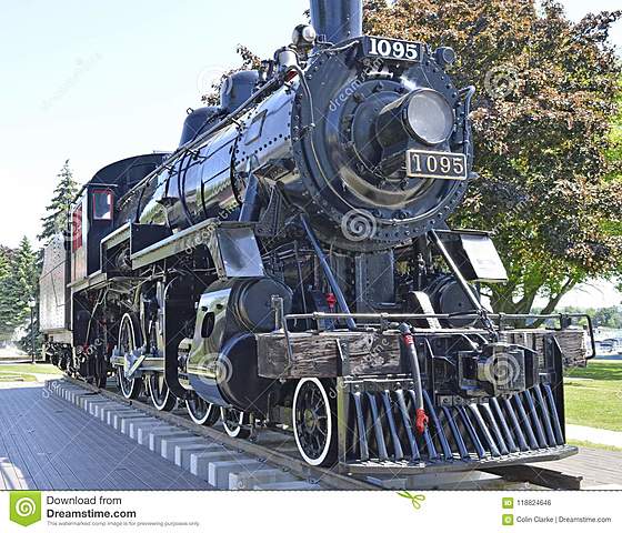 Primer uso de una locomotora a vapor