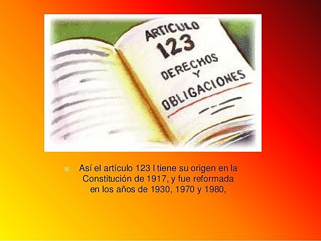Modificación de la fracción XXIX del Art. 123