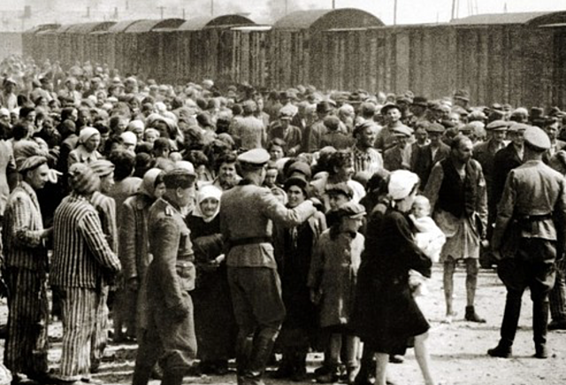 Arriving at Auschwitz