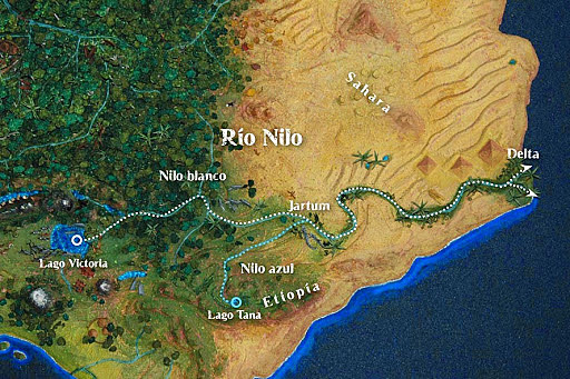 DESCUBRIMIENTO DEL RÍO DE NILO