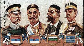 Timeline: Βαλκανικοι πολεμοι Γ'1 Β