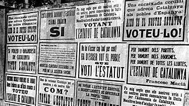 Aprobación del Estatuto de Cataluña