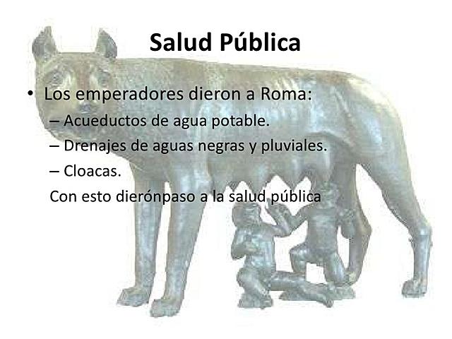 SALUD PÚBLICA - EDAD ANTIGUA - ROMANOS
