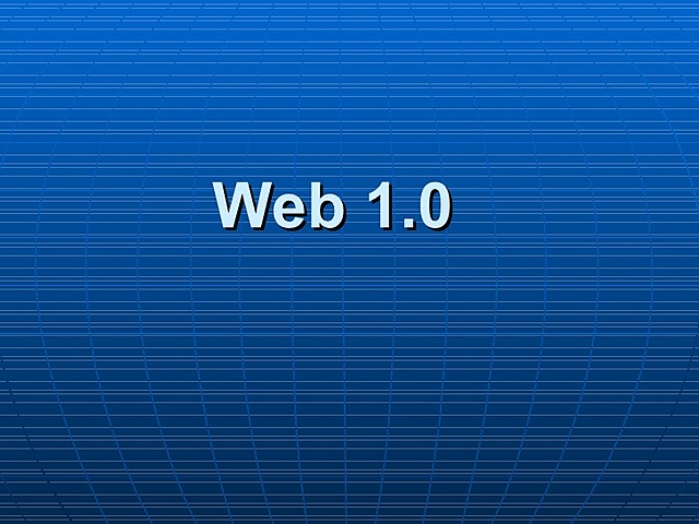 Web 1.0