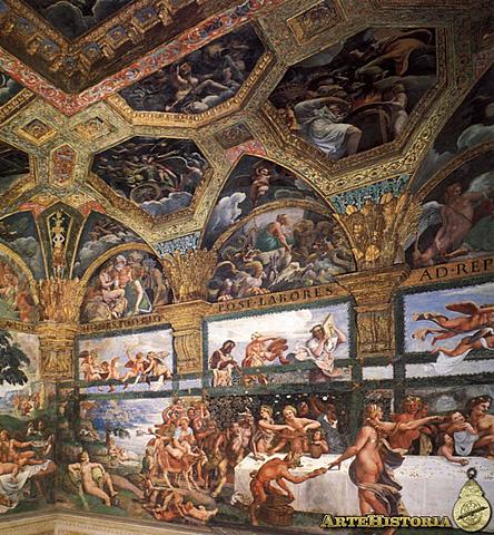 Frescos de la Sala de Psiche (Giulio Romano, Palacio del Té, Mantua)
