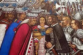 Cortes allies with indigenous people