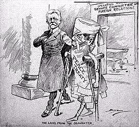 Senate rejects Treaty of Versailles