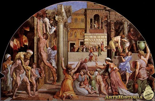 El Incendio del Borgo (Rafael Sanzio, Roma)