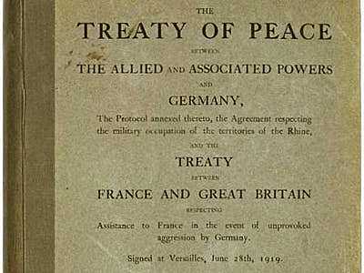 Senate rejection of treaty of Versailles