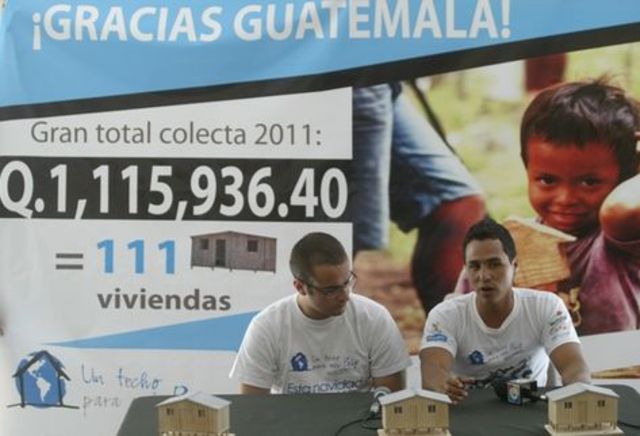 Voluntariado edificará 374 viviendas en áreas pobres del país