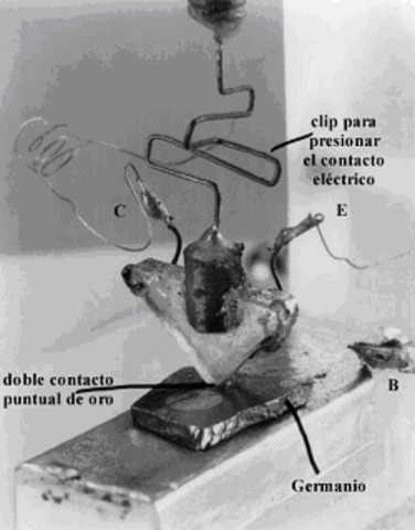 Fabricació del 1r transistor