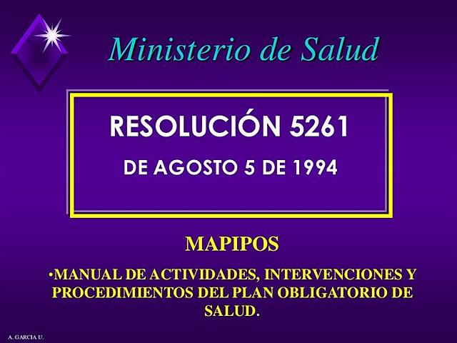 Resolucion 5261
