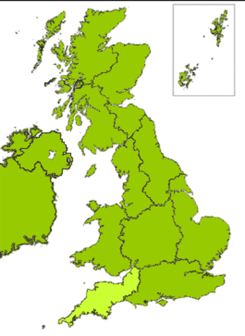 Greenland seperates from England