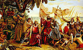 LLEGADA DE COLON A AMERICA