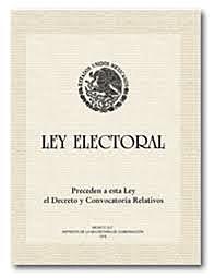 Ley sobre elecciones de diputados.