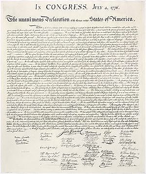 Declaración de Independencia de los Estados Unidos