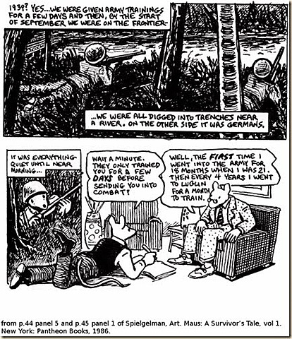 Vladek was drafted in the Army