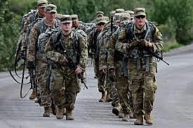 The soldiers get good news.