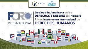 DECLARACIÓN AMERICANA DE LOS DERECHOS Y DEBERES DEL HOMBRE