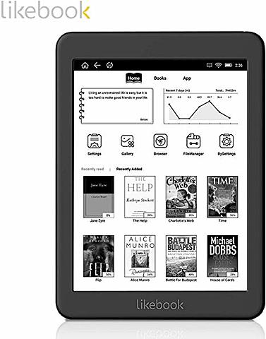 E-readers con tinta electrónica