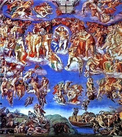 El juicio final (Miguel Ángel Buonarroti 1475-1564)
