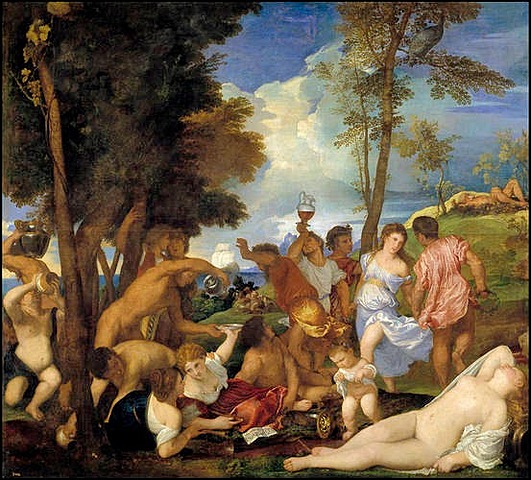 La Bacanal (Tiziano Vecelllio 1488-1576)