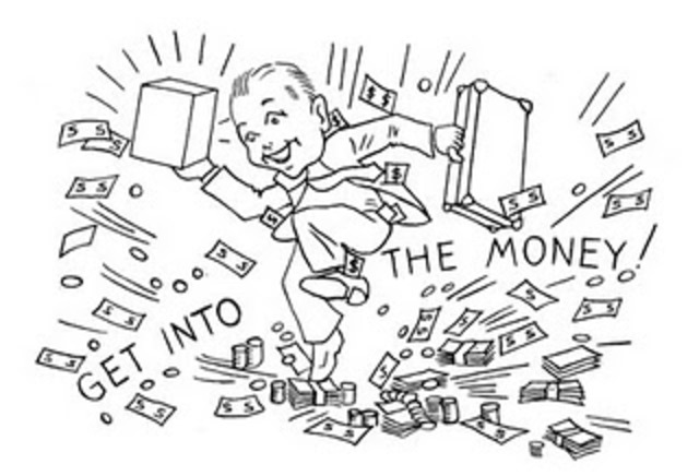 People feel that the market will continue to go up so they start investing all of their money for a later profit