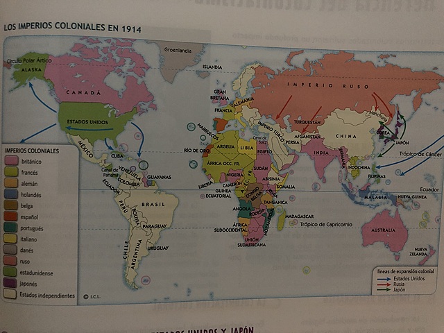 Los imperios coloniales