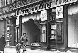 Kristallnacht (“Night of the Broken Glass”)