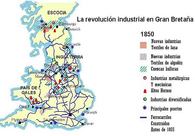 La Revolucion Industrial en la Gran Bretaña (Siglo XIX)